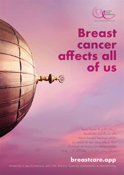 Pink Ribbon Breast Cancer Affects All Of Us Ads Of The World Part