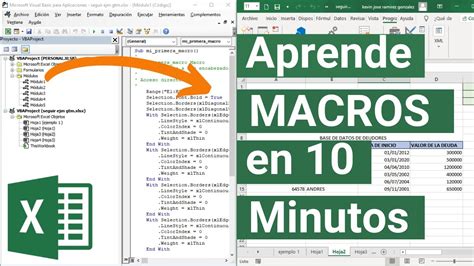 APRENDE MACROS EN EXCEL EN 10 MINUTOS Como Hacer Tus Primeras