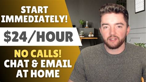 Start Immediately 24 HOUR NO PHONE Work From Home Chat Email Remote