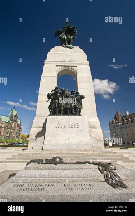 Ottawa Ontario Canada The National War Memorial And The Tomb Of The