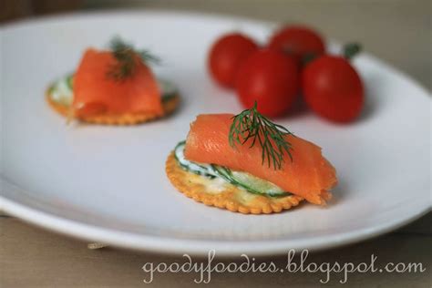 Goodyfoodies Recipe Smoked Salmon And Yogurt Cucumber Canapés