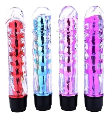 Vibrador Consolador Dildo Jelly Multicolor Cuotas sin interés
