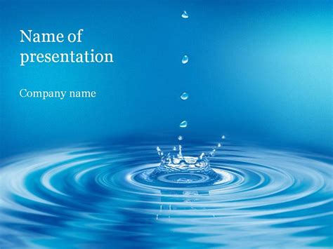 Water Powerpoint Template