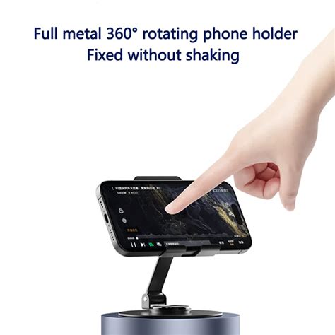 Aluminium Metal Universal Double Folding Desktop Mobile Phone