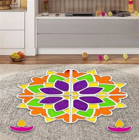 Buy Reusable Wooden Base And Rangoli Template Mat From Art Affair Easy