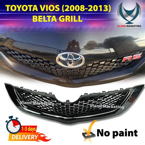 TOYOTA VIOS 2008 2013 ABS BELTA Front Grill Grille Sarung Shopee