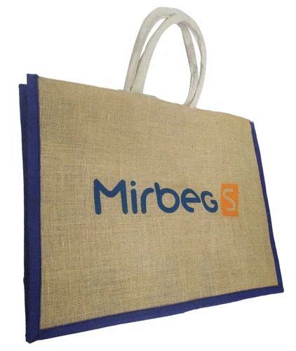 Printed Brown Jute Grocery Bag Size 10 X 12 Inch At Rs 70 Piece In