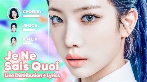 ODD EYE CIRCLE Je Ne Sais Quoi Line Distribution Lyrics Karaoke