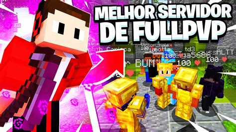 MELHOR Servidor De FULLPVP RANKUP KITPVP PIRATA E ORIGINAL YouTube