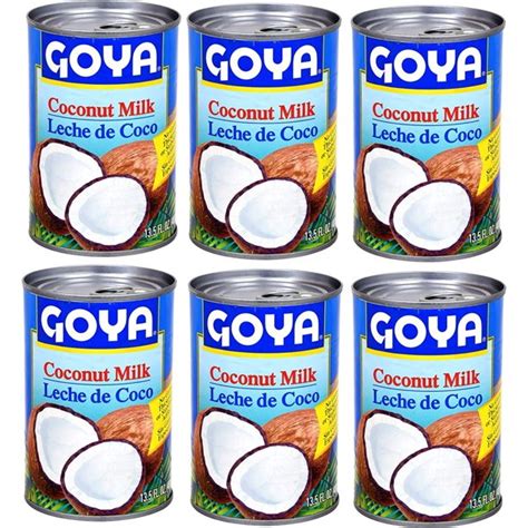 Coconut Milk Leche De Coco 135 Oz By Goya Pack Of 6