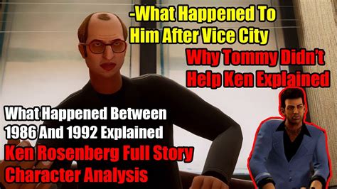 What Happened To Ken Rosenberg After Vice City Why Tommy Didn T Help