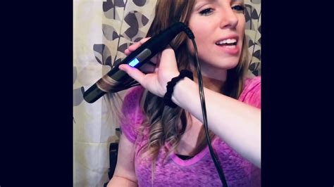 How To Curl Hair With A Flat Iron Youtube