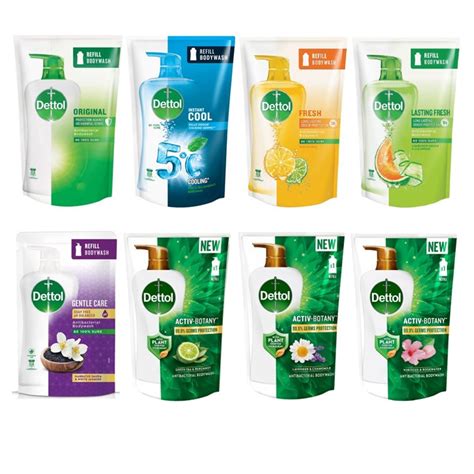 Dettol Shower Gel Body Wash Refill Pack 750ml 850ml Shopee Malaysia