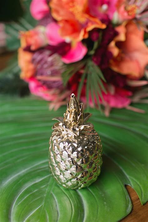 Gold Pineapple Accents From Are A Great Way To Add This