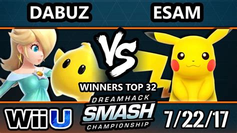 DHATL17 Smash 4 RNG Dabuz Rosalina Vs PG ESAM Pikachu