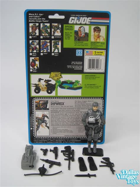 Hasbro Gi Joe Battle Corps V Shipwreck With Full Filecard C