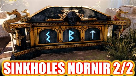 All Nornir Chest Puzzles In The Sinkholes Rune Seal Locations God Of