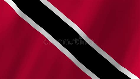 Trinidad And Tobago Flag Waving Animation Stock Footage Video Of