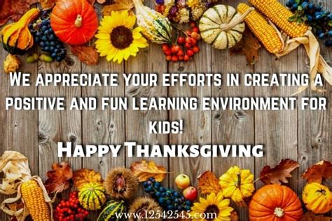 Happy Thanksgiving Wishes and Messages for Teachers 2022