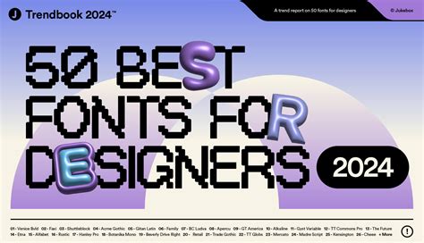 50 Of The Best Fonts For Designers In 2024