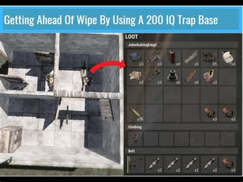 Using A Iq Trap Base To Get Ahead Of The Wipe Rust Trap Bases