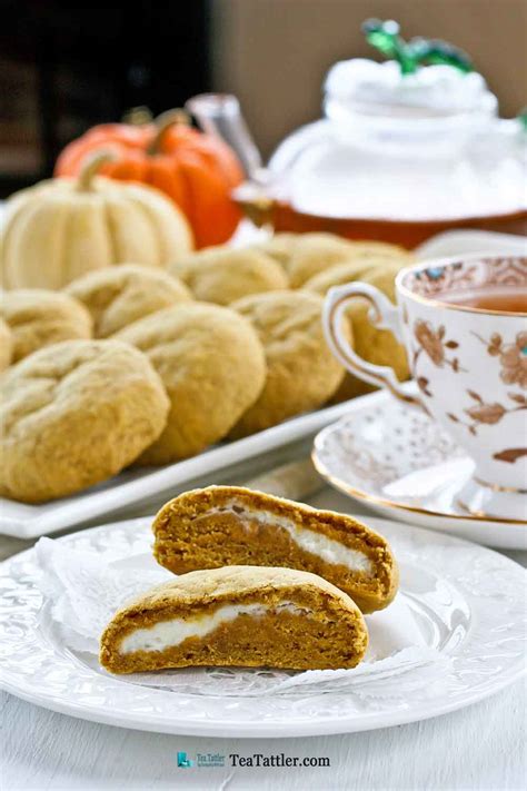 Pumpkin Cream Cheese Cookies - Tea Tattler