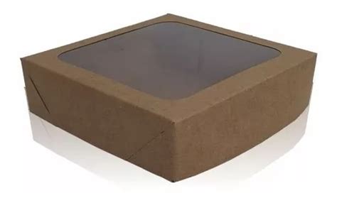 Caixa Para Presente Kraft Doces Brigadeiro 15x15x4 Kit 20 Un