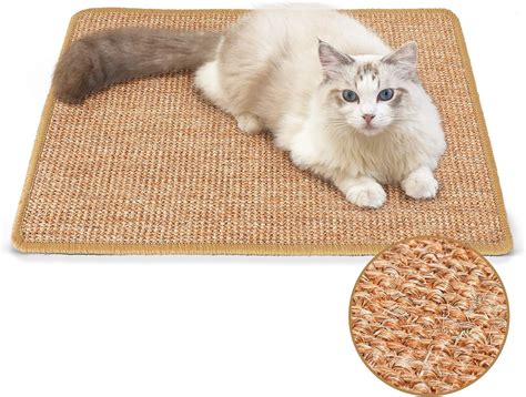 Fukumaru Cat Scratching Mat 60x40 Cm Natural Sisal Cat Scratch Mat