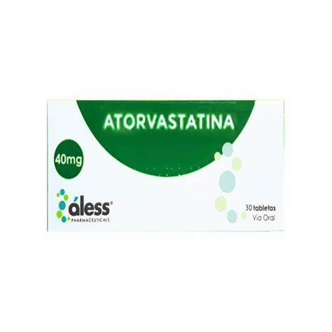 Atorvastatina 40mg X 30 Tabletas Aless Farmadon La Farmacia De La