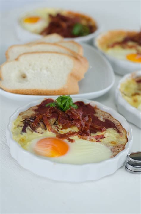 Baked Eggs With Chorizo Mushroom And Tomato This Is Cooking For Busy