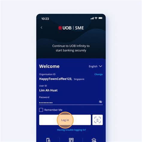 Infinity Secure On Uob Sme App Uob Business Banking