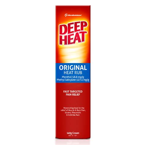 Deep Heat Original Pain Relief Cream Deep Heat Australia