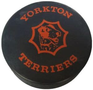 YORKTON TERRIERS VINTAGE OFFICIAL HOCKEY PUCK RARE MADE IN 🇨🇿 | eBay