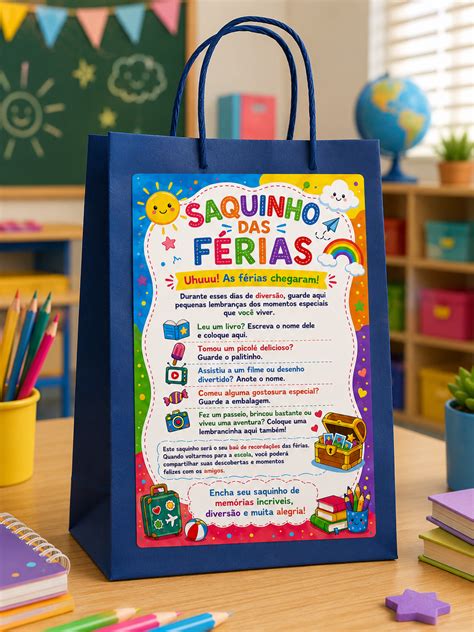 Lembrancinha De Recesso Escolar - CARTÕES DE FÉRIAS – LEMBRANCINHAS PARA O RECESSO ESCOLAR – Prof Fabíola ...