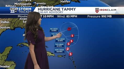 Tammy Gaining Strength In The Atlantic YouTube