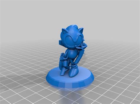 Sonic The Hedgehog Supported To Fastprint By Nullz Download Free Stl Model