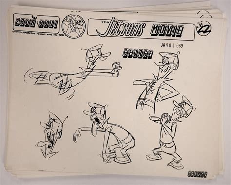 Jetsons The Movie George Model Sheet The Jetsons Photo