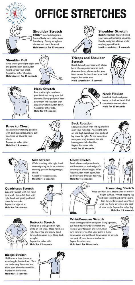 Stretching Exercises At Workplace