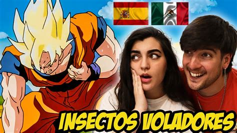 ESPAÑOLES REACCIONAN A DOBLAJE LATINO DRAGON BALLGOKU VS ANDROIDE 19