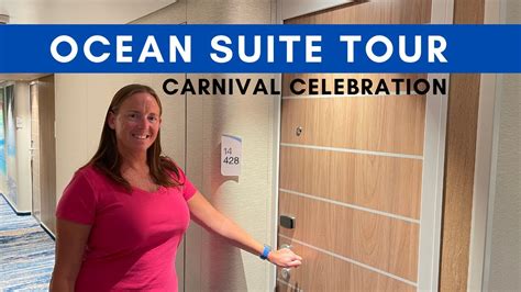 Carnival Celebration Ocean Suite Tour 14428 Full Walkthrough Youtube