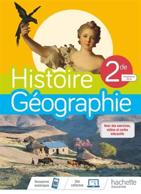 Histoire Géographie 2de pgm 2019 ISBN 9782017088004 Collèges et