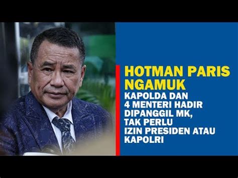 Hotman Paris Ngamuk Romo Magnis Sebut Presiden Pencuri Uang Bansos