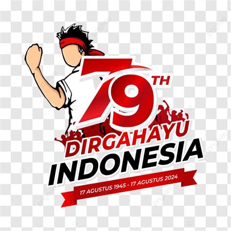 Happy Indonesian Independence Day 2024 With The Hut Ri 79 Logo Vector Hut Ri 79 Birthday Ri