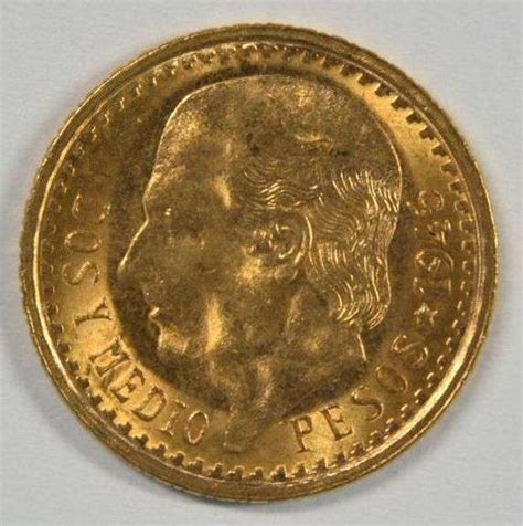 Superb Gem Bu Mexico Pesos Gold Piece Seized Property Auctions