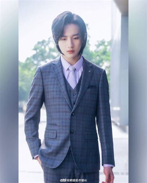 Li Hong Yi Handsome Actors Dramas Single Breasted Suit Jacket