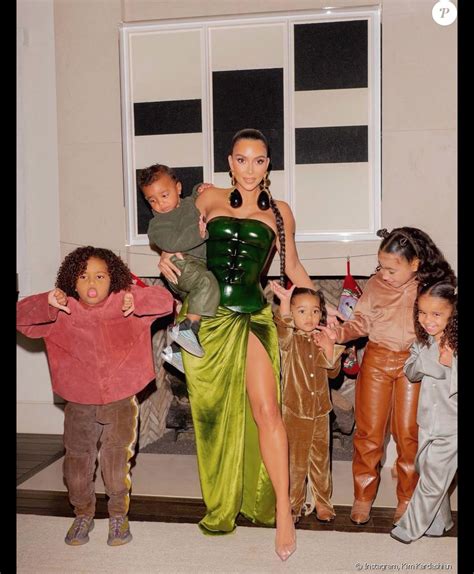 Kim Kardashian Ses Enfants Saint Psalm Chicago Et North Et Sa Ni Ce