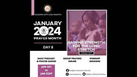 January Prayer Month DAY 8 YouTube