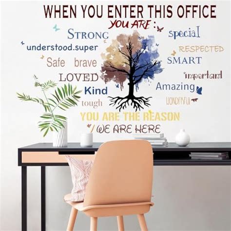 Amazon Runtoo Office Inspirational Quotes Wall Decals Positive