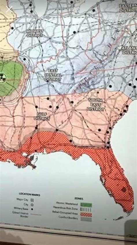 Mapa De Gilead Map History Handmaid S Tale