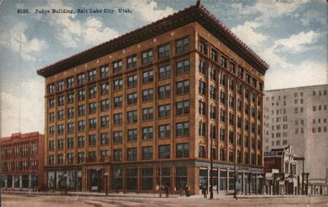 View Of Judge Building Salt Lake City Ut Postcard